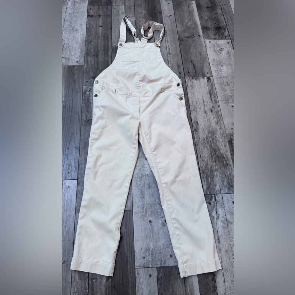 Hatch Cream Cotton Overalls / Jumpsuit